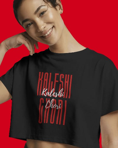 KALESHI CHORI ā Statement Crop Tee