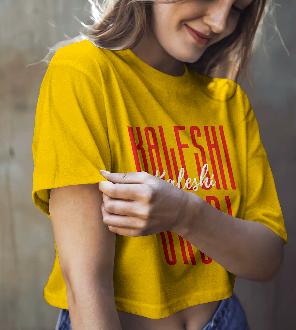 KALESHI CHORI ā Statement Crop Tee