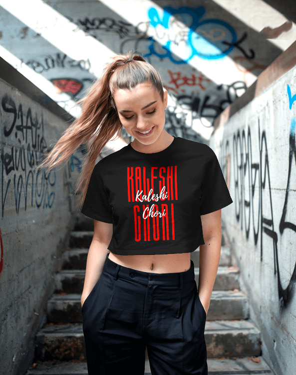 KALESHI CHORI ā Statement Crop Tee