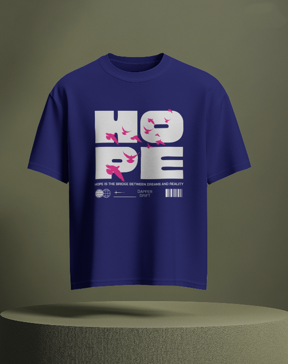 "HOPE – Dream to Reality Graphic stretch T-Shirt | Dapper Drift"