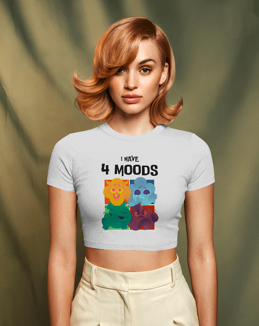 "I Have 4 Moods" Baby T-Shirt