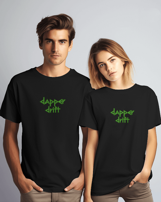 "Mythic Skull Warrior Graphic - Viking Green Edition"Oversized Classic T-Shirt