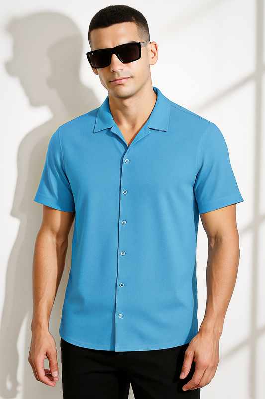 Sky Blue Oversized Shirt